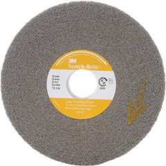 Scotch-Brite Light Deburring Wheel LD-WL 8S Fine 12″ × 1/2″ × 5″