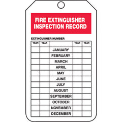 Fire Extinguisher Tag, To Use Fire Extinguisher..., 25/Pk, Cardstock - Benchmark Tooling