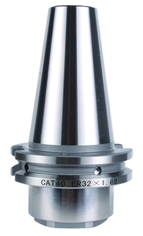 CAT40 x ER32 x 1.69" Balanced G.25 @ 20,000 RPM Coolant thru the spindle and DIN AD+B thru flange capable ER Collet Chuck - Benchmark Tooling