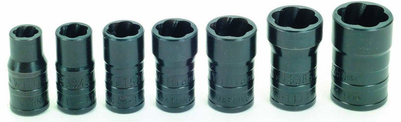 7 Pc. - 3/8" Drive Turbosocket Set SAE - Benchmark Tooling