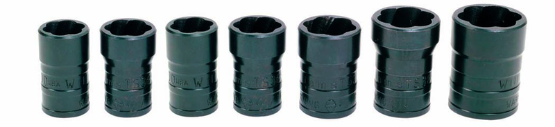 7 Pc. - 1/2" Drive Turbosocket Set - Metric - Benchmark Tooling