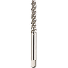 ‎#4 - 40 2-Flute, H2 Bottom Series/List # 2059 Spiral Flute Tap - Exact Industrial Supply