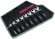 8 Piece Stubby Combination Wrench Set (SAE) - Benchmark Tooling