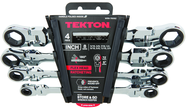 4-Pc. Flex-Hd Ratcheting Wrench Set (5/16-3/4") - Benchmark Tooling