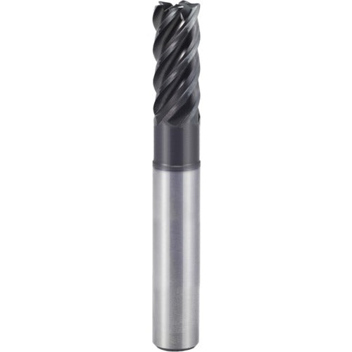 1″ × 1″ × 1 1/4″ × 7″ 5 Flute 0.0300″ C/R Carbide End Mill-Plain Shank - Y-Coating