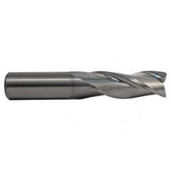 3/8 TuffCut Std. Length Center Cutting 3 Fl End Mill TiCN Coated - Benchmark Tooling