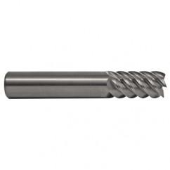 11mm TuffCut SS 6 Fl High Helix TiN Coated Non-Center Cutting End Mill - Benchmark Tooling