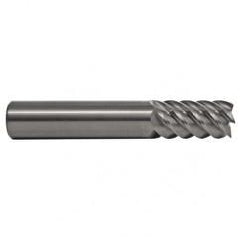 4.5mm TuffCut SS 6 Fl High Helix TiN Coated Non-Center Cutting End Mill - Benchmark Tooling