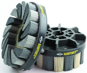 150mm x 18mm - 320 Grit - Nampower™ Nylon Abrasive Turbine Brush - Benchmark Tooling