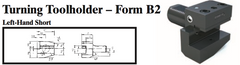 VDI Turning Toolholder - Form B2 (Left-Hand Short) - Part #: CNC86 22.1612.1 - Benchmark Tooling