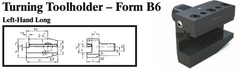 VDI Turning Toolholder - Form B6 (Left-Hand Long) - Part #: CNC86 26.1612.1 - Benchmark Tooling