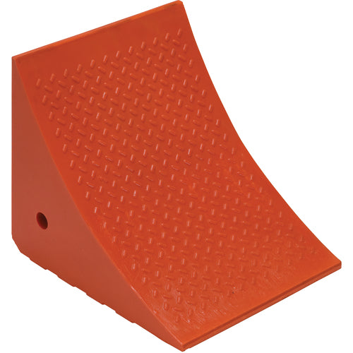 Jumbo Urethane Wheel Chock 14.8 × 17.5 × 15 - Exact Industrial Supply