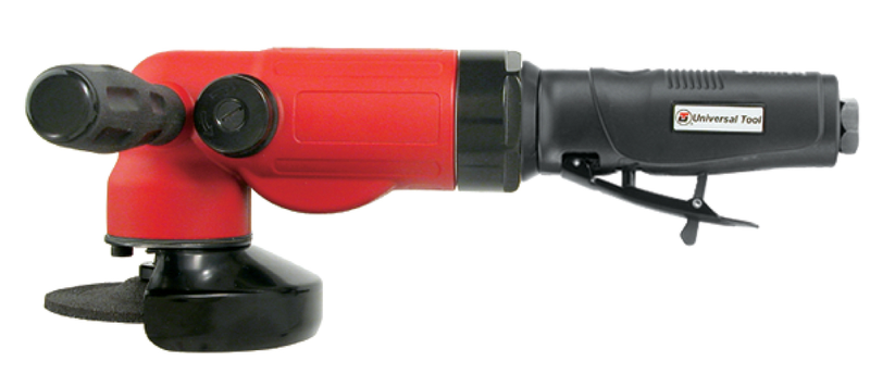 #UT8785-5 - 4-1/2" Right Angle - Air Powered Grinder - Side Exhaust - Benchmark Tooling