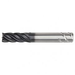 3/4x3/4x1-1/2x4 .120R 5FL Carbide End Mill-Round Shank-AlTiN - Benchmark Tooling