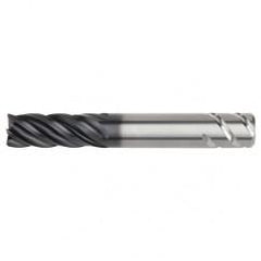 3/4x3/4x1-1/2x4 .120R 5FL Carbide End Mill-Round Shank-AlTiN - Benchmark Tooling