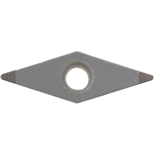 VBGW 2205 ME KBN475, 0.0079″ Corner Radius, 1/8″ Thick, 1/4″ Inscribed Circle, Diamond, Turning Indexable Insert - Exact Industrial Supply