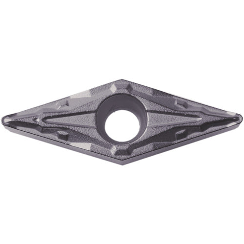 VBMT 332 PP PR1425, 1/32″ Corner Radius, 3/16″ Thick, 3/8″ Inscribed Circle, MEGACOAT NANO, Diamond, Turning Indexable Insert - Exact Industrial Supply