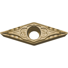 VBMT 2205 VF PV720, 0.0079″ Corner Radius, 1/8″ Thick, 1/4″ Inscribed Circle, TiCN (MEGACOAT NANO), Diamond, Turning Indexable Insert