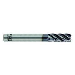 3/8 x 3/8 x 7/8 x 2-1/2 5Fl .015 C/R Carbide End Mill - TiALN - Benchmark Tooling