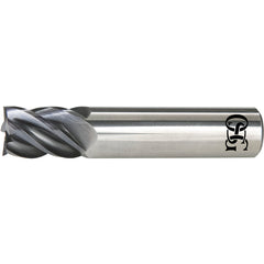 ‎VGM5-06250CR0.02-S - 5/8″ Dia. × 5/8″ Shank × 15/16″ DOC × 3″ OAL, Carbide, EXO, 5 Flute, 0.02″ Corner Radius, End Mill - Exact Industrial Supply