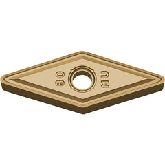VNMG 332 MU CA6515, 1/32″ Corner Radius, 3/16″ Thick, 3/8″ Inscribed Circle, TiCnulll2O3/TiN, Diamond, Turning Indexable Insert - Exact Industrial Supply