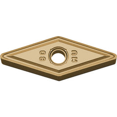 VNMG 331 MU CA6515, 1/64″ Corner Radius, 3/16″ Thick, 3/8″ Inscribed Circle, TiCnulll2O3/TiN, Diamond, Turning Indexable Insert - Exact Industrial Supply