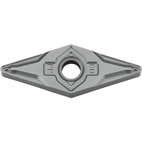VNMG 331 PP TN610, 1/64″ Corner Radius, 3/16″ Thick, 3/8″ Inscribed Circle, TiCN, 35 Degree Diamond, Turning Indexable Insert