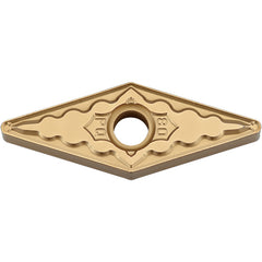 VNMG 331 PQ CA525, 1/64″ Corner Radius, 3/16″ Thick, 3/8″ Inscribed Circle, TiCnulll2O3/TiN, Diamond, Turning Indexable Insert - Exact Industrial Supply