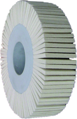 6 x 2 x 1" - Soft - Felt Polishing Flap Wheel - Benchmark Tooling