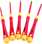 5PC PREC SLOTTED SCREWDRIVER SET - Benchmark Tooling