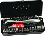 34PC COMPACT BIT SET W/REV RATCHET - Benchmark Tooling