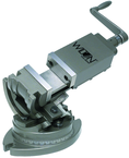 3-Axis Precision Tilting Vise 4" Jaw Width, 1-1/2" Jaw Depth - Benchmark Tooling