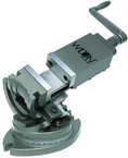 3-Axis Precision Tilting Vise 2" Jaw Width, 1" Jaw Depth - Benchmark Tooling