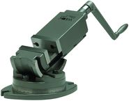 2-Axis Precision Angular Vise 4" Jaw Width, 1-1/2" Jaw Depth - Benchmark Tooling
