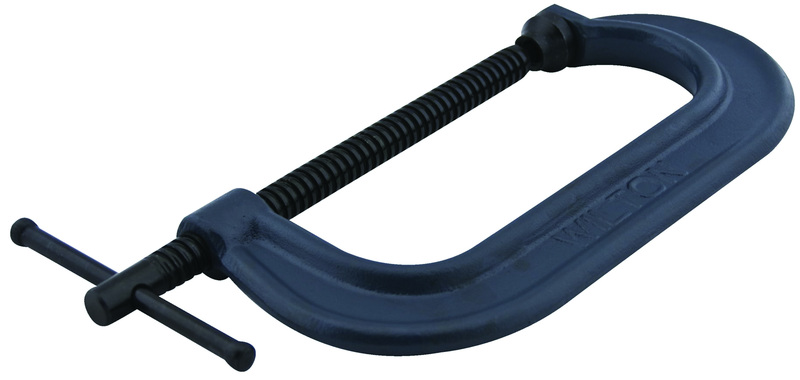 812, 800 Series C-Clamp, 1-1/8" - 12" Jaw Opening, 3-7/8" Throat Depth - Benchmark Tooling