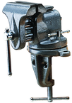 153, Bench Vise - Clamp-On Base, 3" Jaw Width, 2-1/2" Maximum Jaw Opening - Benchmark Tooling