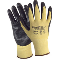 FLEXTECH Size L Kevlar Foam Nitrile Palm Glove Y9256L - Benchmark Tooling