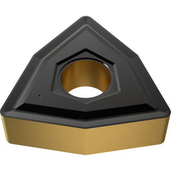 WNMG 432 UC YG3020, 1/32″ Corner Radius, 3/16″ Thick, 1/2″ Inscribed Circle, CVD, Trigon, Turning Indexable Insert