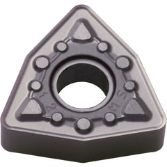 WNMG 431 MS PR1325, 1/64″ Corner Radius, 3/16″ Thick, 1/2″ Inscribed Circle, MEGACOAT, Trigon, Turning Indexable Insert - Exact Industrial Supply