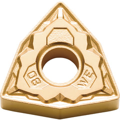 WNMG 433 WE TN610, 3/64″ Corner Radius, 3/16″ Thick, 1/2″ Inscribed Circle, TiCN, 80 Degree Trigon, Turning Indexable Insert