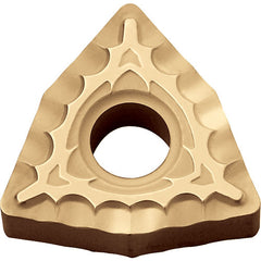 WNMG 431 XQ CA5515, 1/64″ Corner Radius, 3/16″ Thick, 1/2″ Inscribed Circle, TiCnulll2O3/TiN, Trigon, Turning Indexable Insert - Exact Industrial Supply