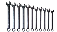 11 Piece Supercombo Wrench Set - Black Oxide Finish SAE; 1-5/16 - 2"; Tools Only - Benchmark Tooling