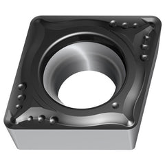 CCMT 431 T|Single-sided WPP20S, 1/64″ Corner Radius, 3/16″ Thick, 1/2″ Inscribed Circle, 80° Diamond, Turning Indexable Insert - Benchmark Tooling
