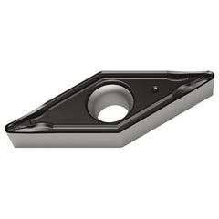 VCMT 331 Single-sided|T WPP10S, 1/64″ Corner Radius, 3/16″ Thick, 3/8″ Inscribed Circle, 35° Diamond, Turning Indexable Insert - Benchmark Tooling