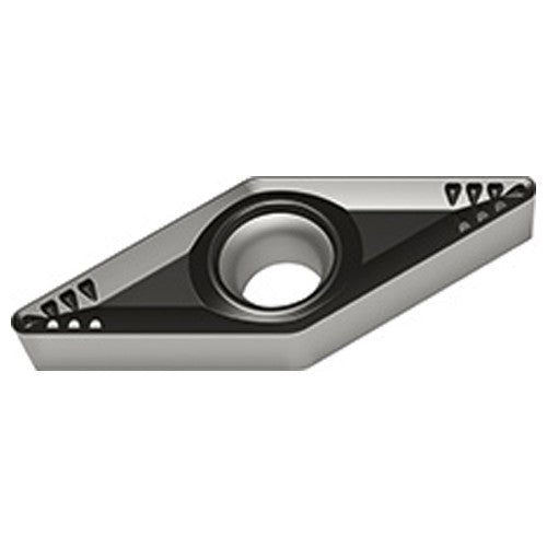 VCMT 331 T|Single-sided WKK10S, 1/64″ Corner Radius, 3/16″ Thick, 3/8″ Inscribed Circle, 35° Diamond, Turning Indexable Insert - Benchmark Tooling