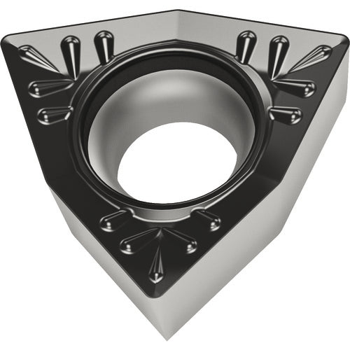 WCMT 432 T|Single-sided WPP20S, 1/32″ Corner Radius, 3/16″ Thick, 1/2″ Inscribed Circle, 80° Trigon, Turning Indexable Insert - Benchmark Tooling