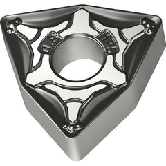 WNMG 433 G|Double-sided WPP20S, 3/64″ Corner Radius, 3/16″ Thick, 1/2″ Inscribed Circle, 80° Trigon, Turning Indexable Insert - Benchmark Tooling