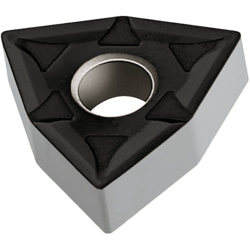 WNMG 331 Double-sided|G WPP01, 1/64″ Corner Radius, 3/16″ Thick, 3/8″ Inscribed Circle, 80° Trigon, Turning Indexable Insert - Benchmark Tooling