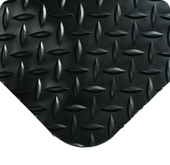 Diamond-Plate Select 15/16" x 4' x 75' Black Work Mat - Benchmark Tooling