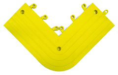 ErgoDeck Outside Corners (4/Case) - 6' x 15' x 15' (Yellow) - Benchmark Tooling